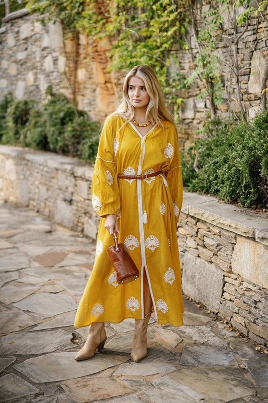 Mellow Yellow Caftan by TELA Mercantile