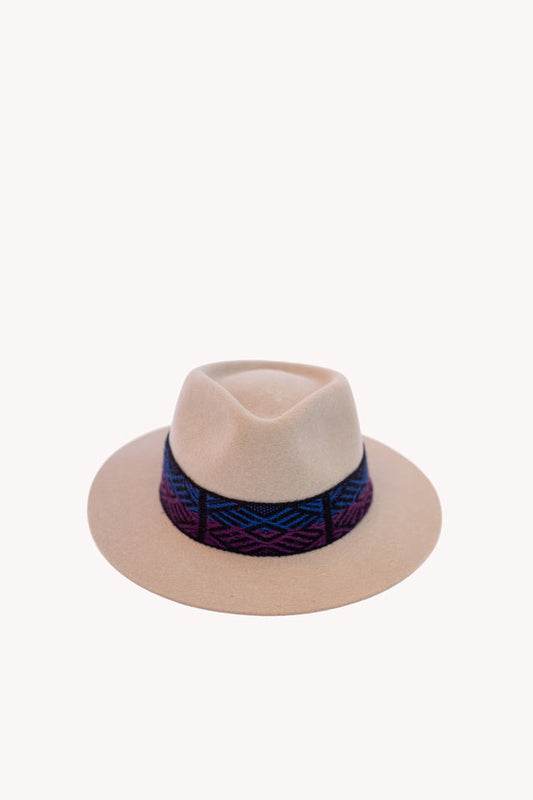 Sand Fedora Hat by Andeana Hats