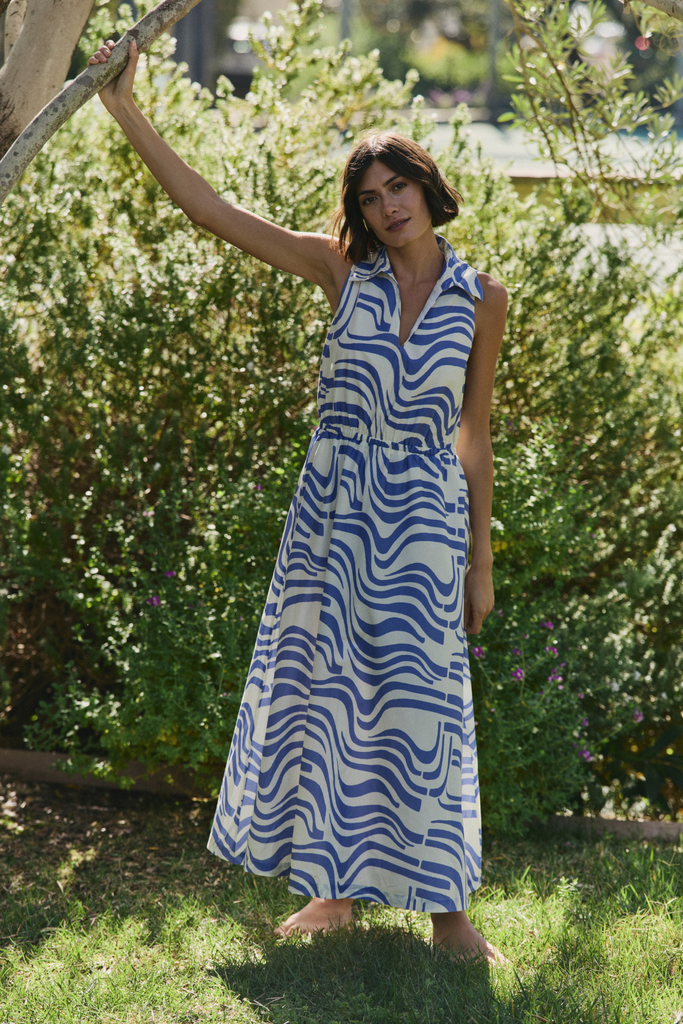 Alice Midi Dress in Revel In Retro