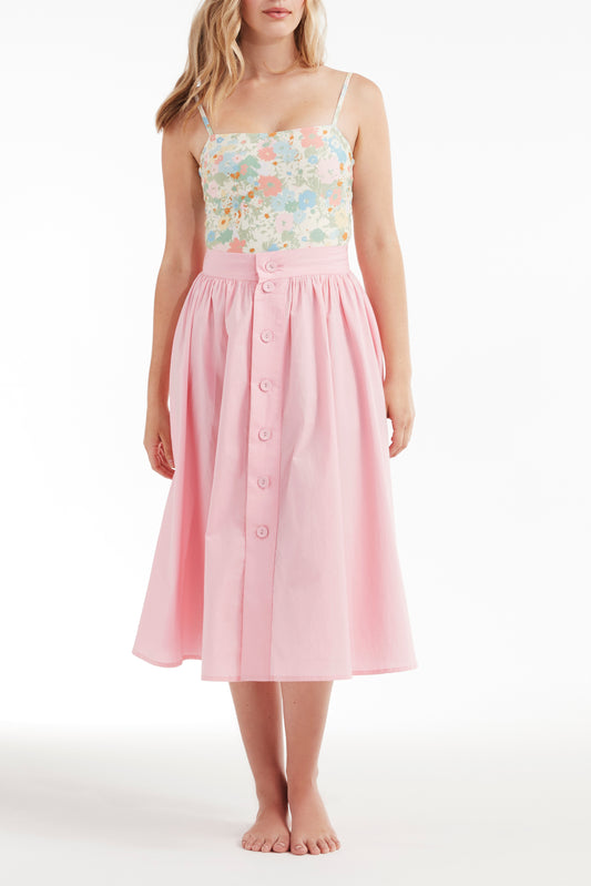 Pink Sequin Skirt - Julia Berolzheimer