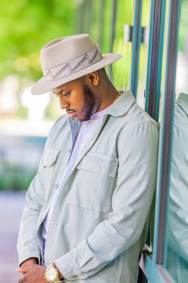 Sand Fedora Hat by Andeana Hats