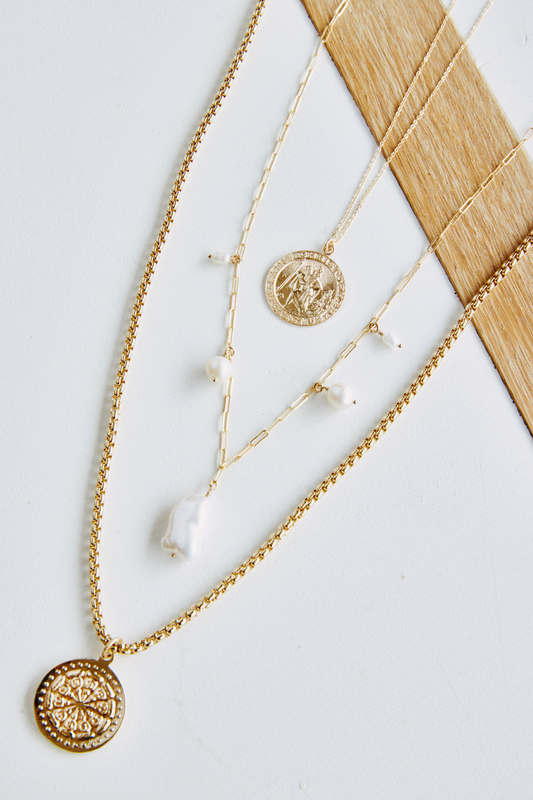 Saint Christopher Necklace by Set & Stones