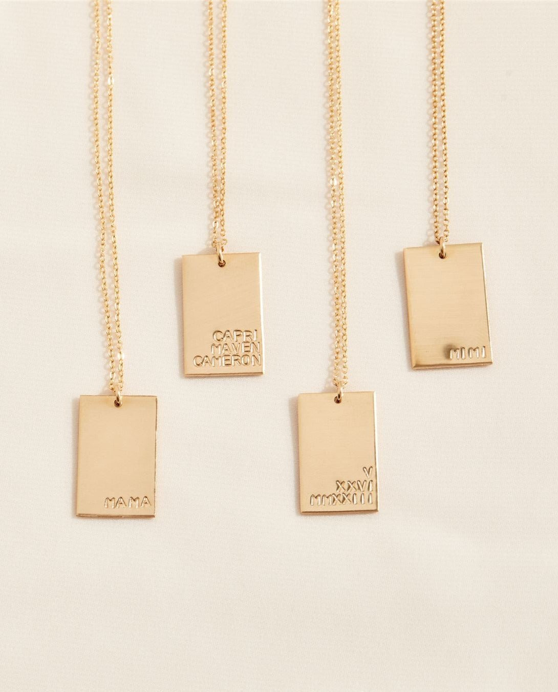 Goldie "MAMA" Necklace by Set & Stone