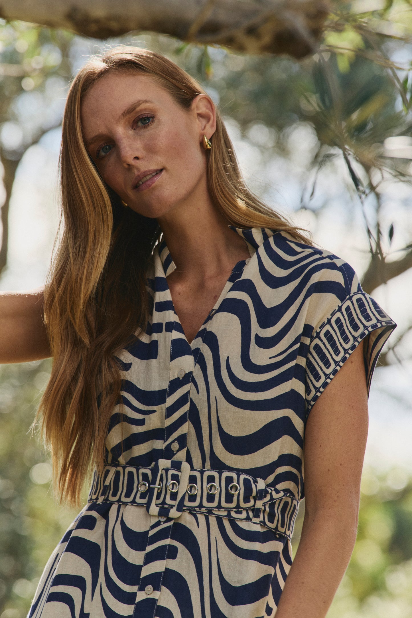 Alba Midi Dress in Revel In Retro