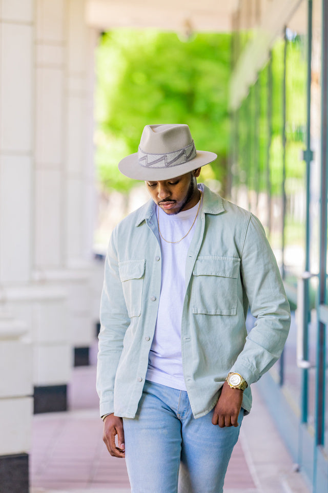Sand Fedora Hat by Andeana Hats