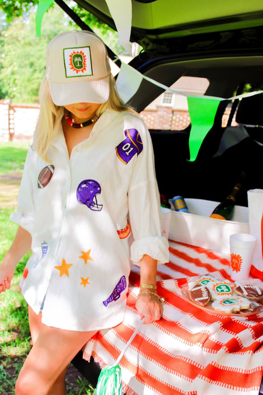 Gameday Oxford in Purple by TELA Mercantile