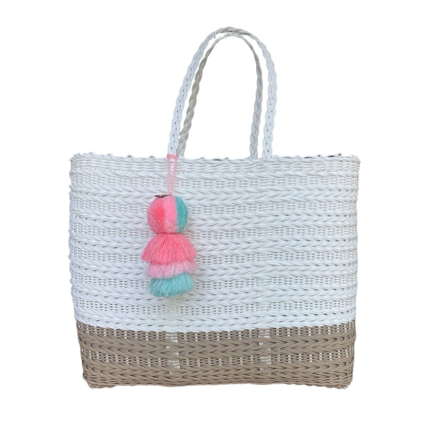 Coastal Knit Boardwalk Citron Tote by Squeeze de Citron