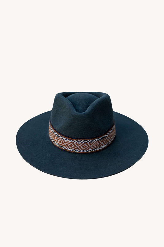 Charcoal Western Hat by Andeana Hats