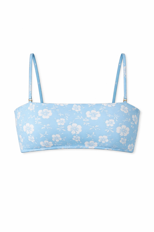 Ita Bandeau Two-Piece Bikini Top in Sea - FINAL SALE