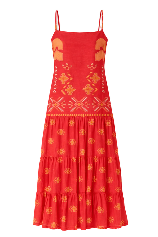 Poppy Dress in Tribal Gone West - FINAL SALE