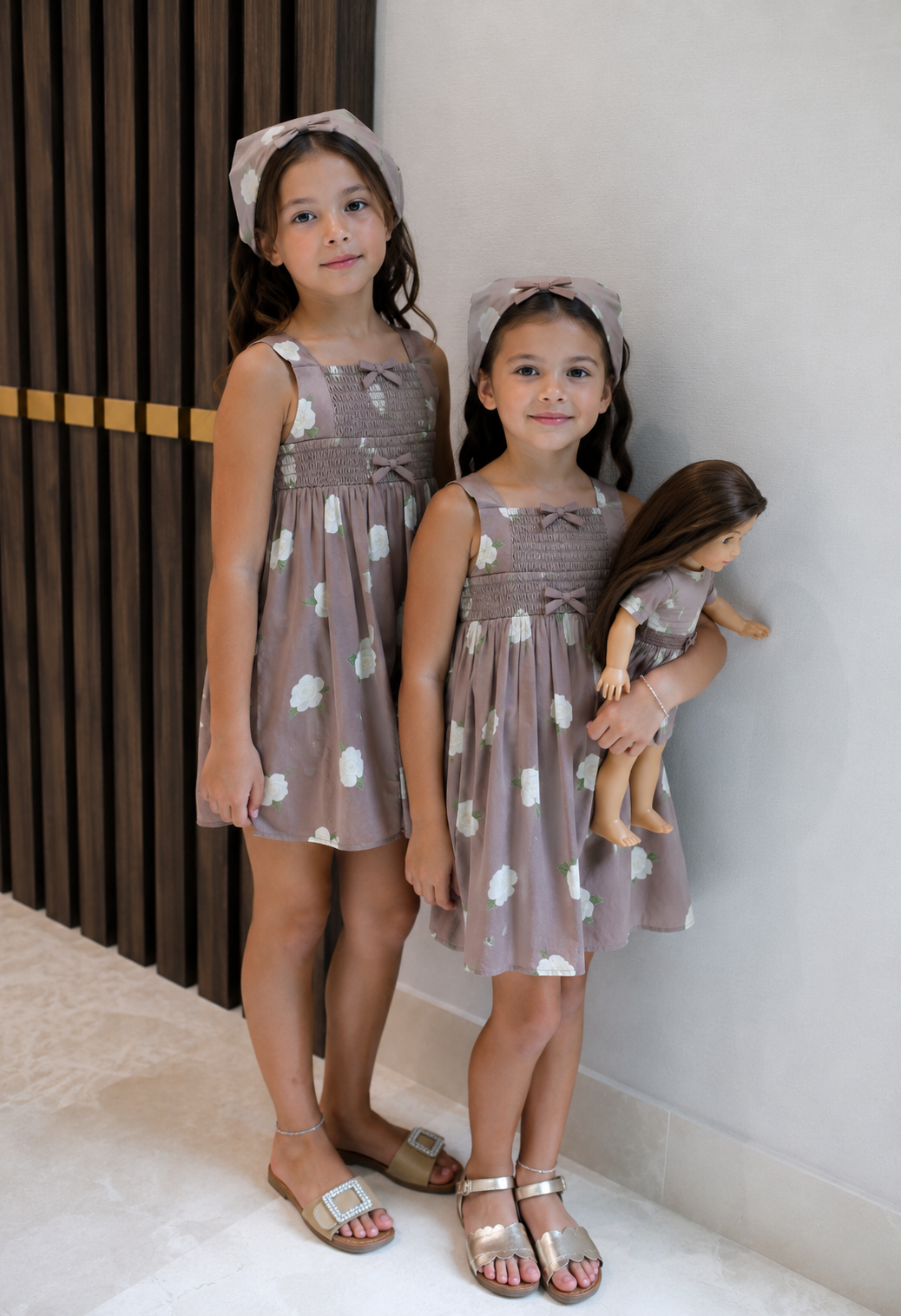 Little Leia Smocked Dress in Wildflower Lane