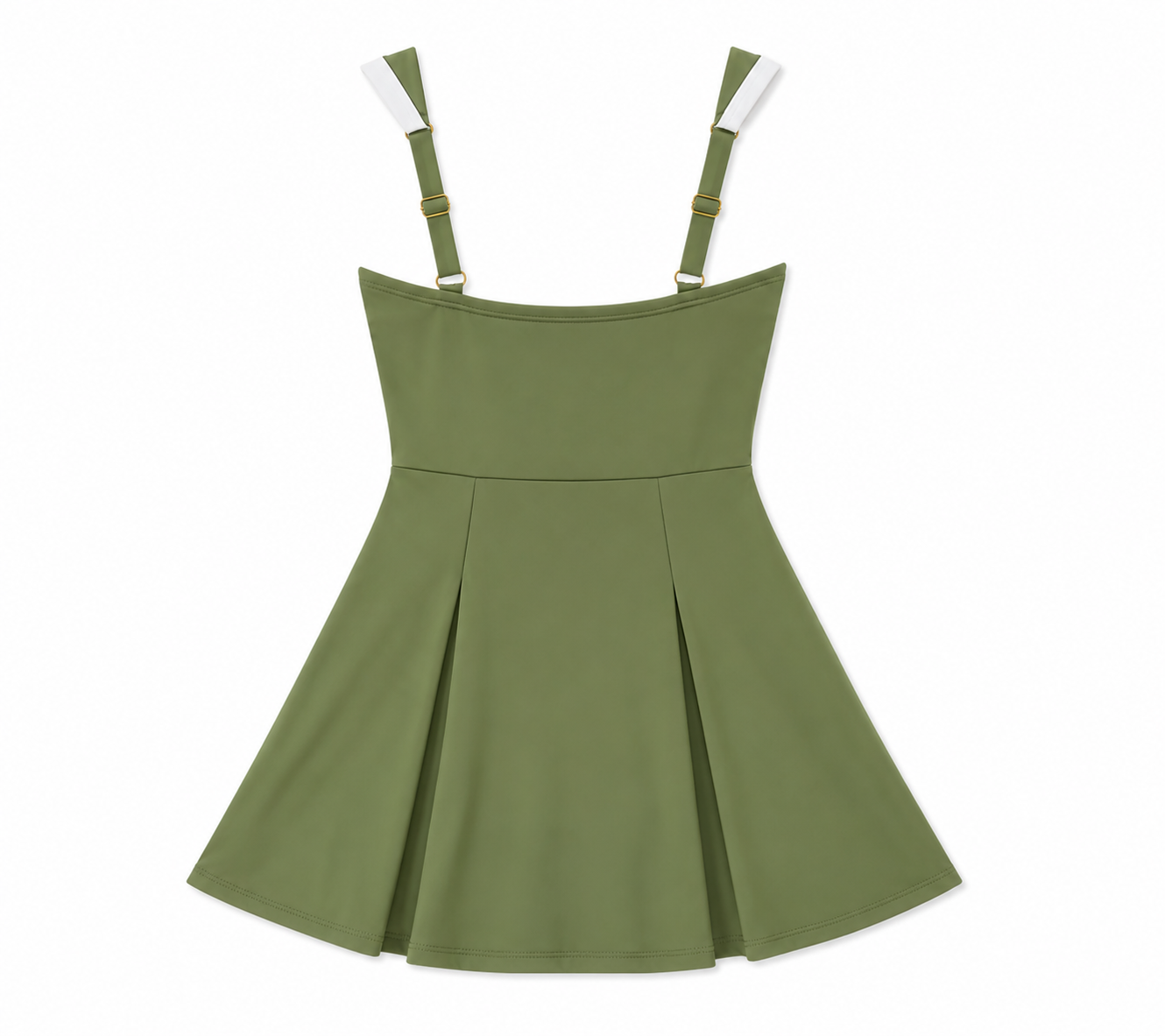 Tanya Sailor Collar Swim Dress in Vine
