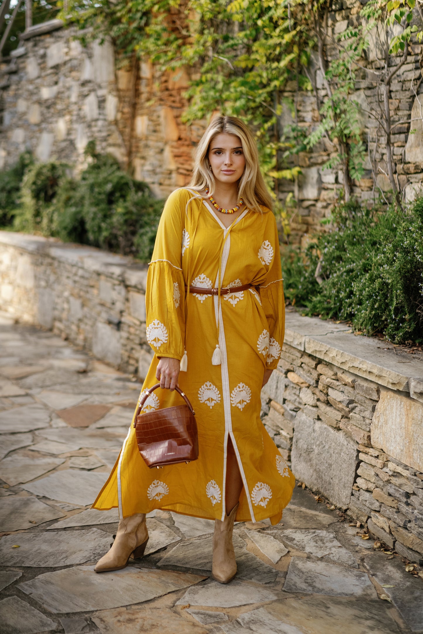Mellow Yellow Caftan by TELA Mercantile