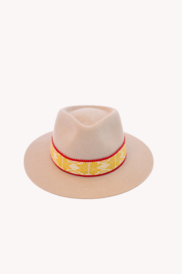 Sand Fedora Hat by Andeana Hats