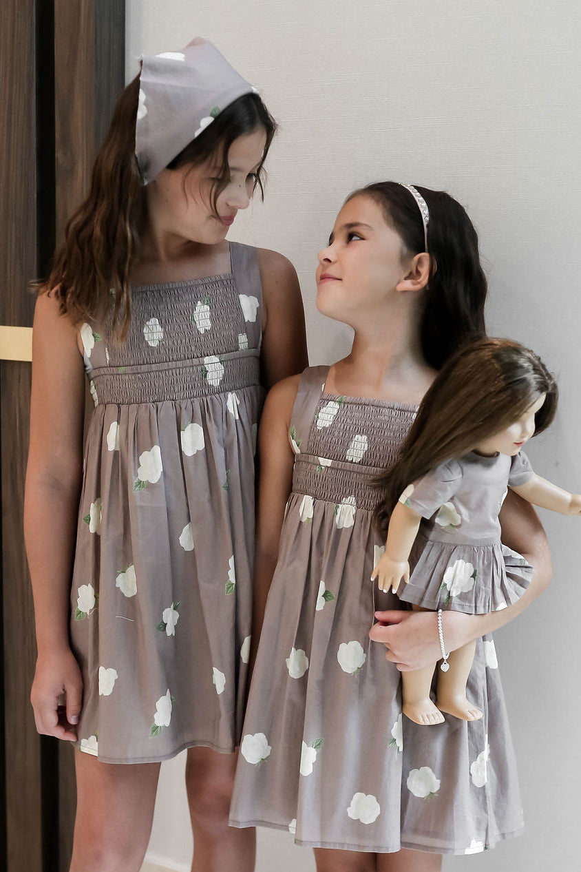 Little Leia Smocked Dress in Wildflower Lane