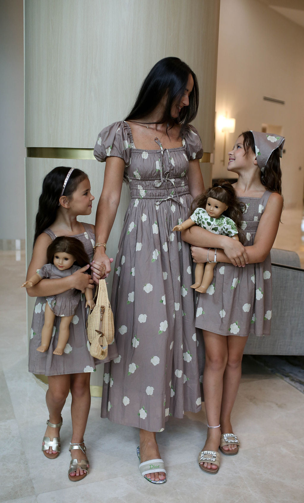 Little Leia Smocked Dress in Wildflower Lane