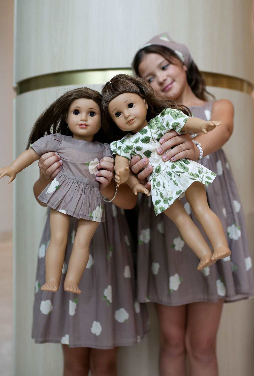 Diana 18 inch Little Doll Dress in Wildflower Lane