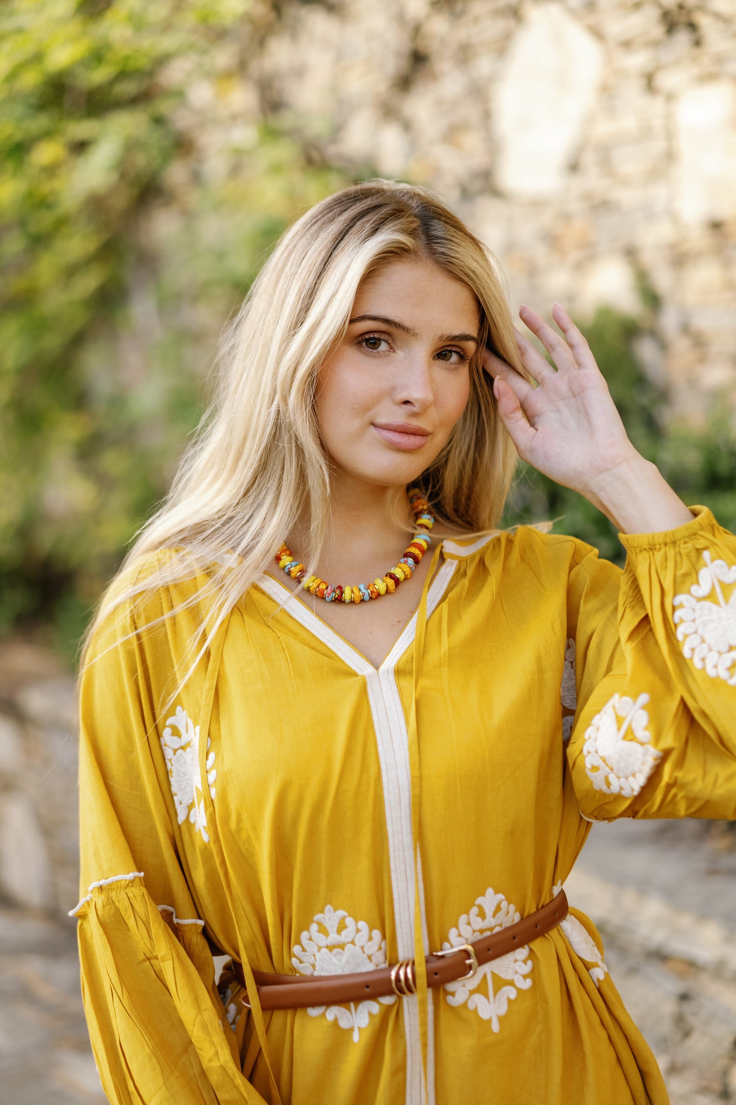 Mellow Yellow Caftan by TELA Mercantile