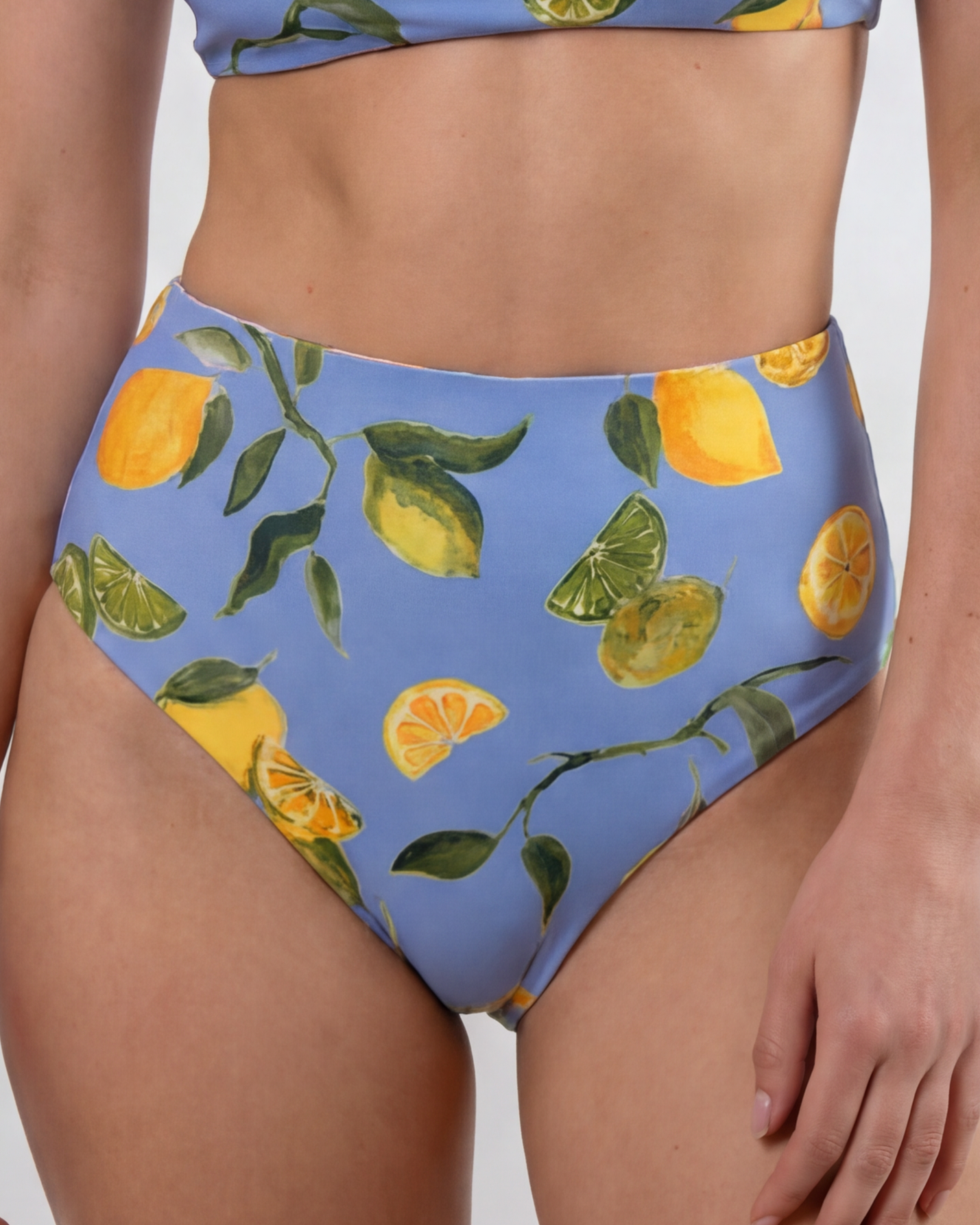 Vanessa Reversible High Waist Bottom in Slice of Life