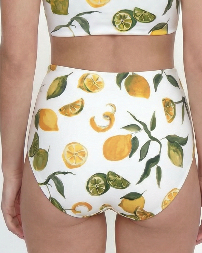 Vanessa Reversible High Waist Bottom in Slice of Life