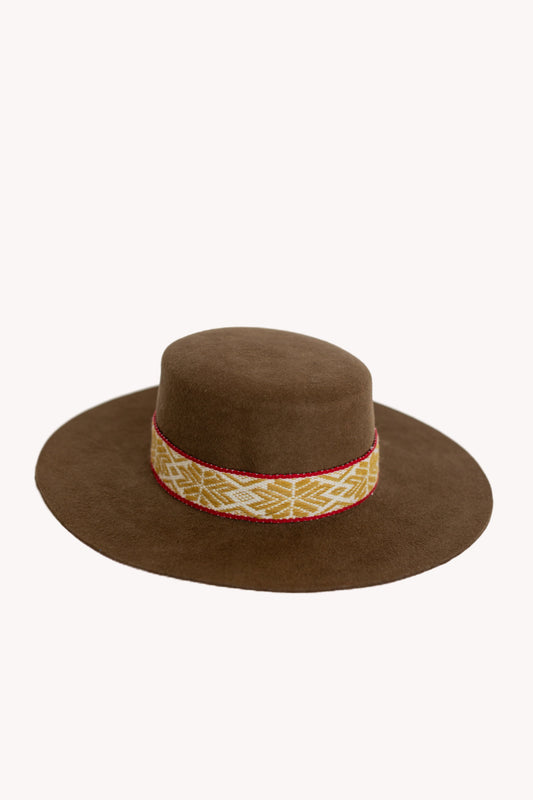Chestnut Spanish Hat by Andeana Hats