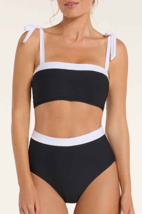 Becca Tie Strap Two-Piece Bikini Top