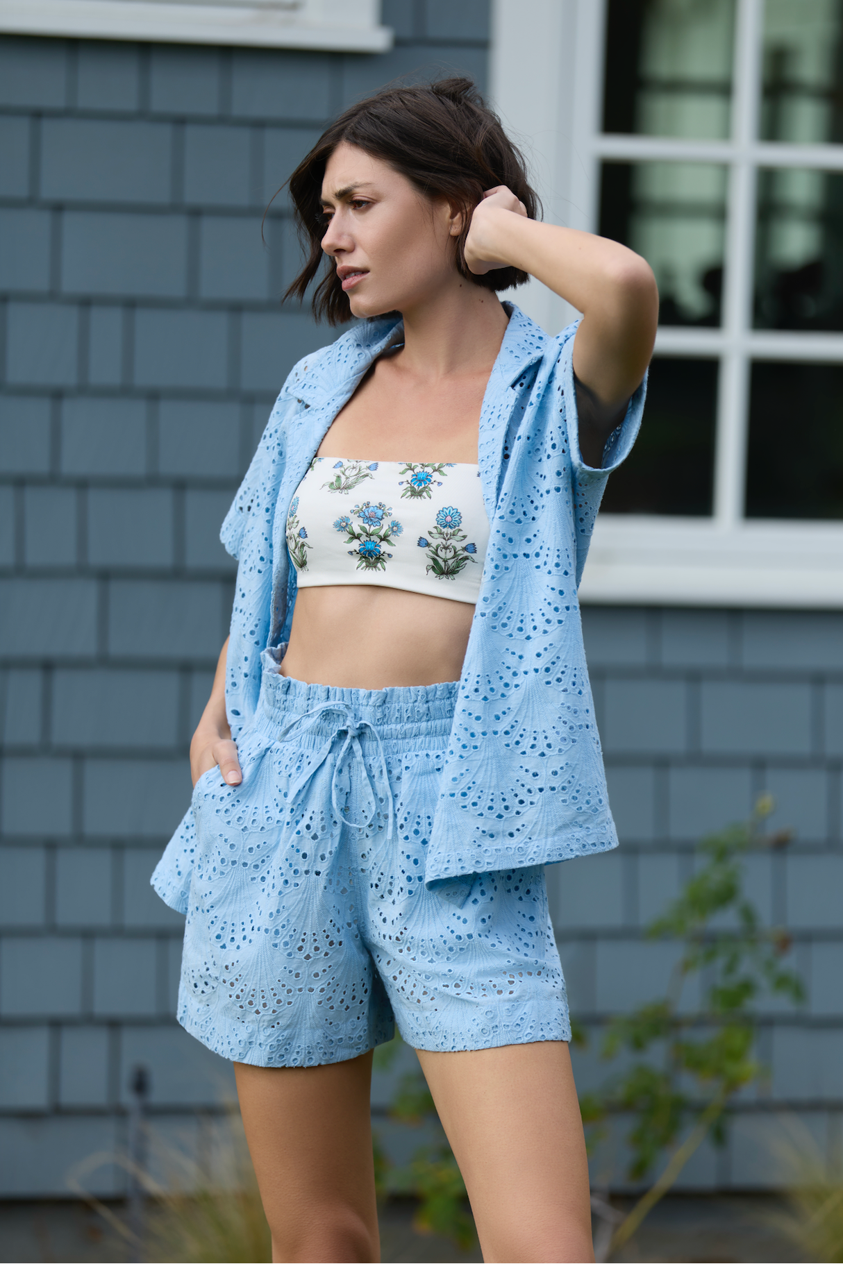 Dakota Shirt Cover up Eyelet