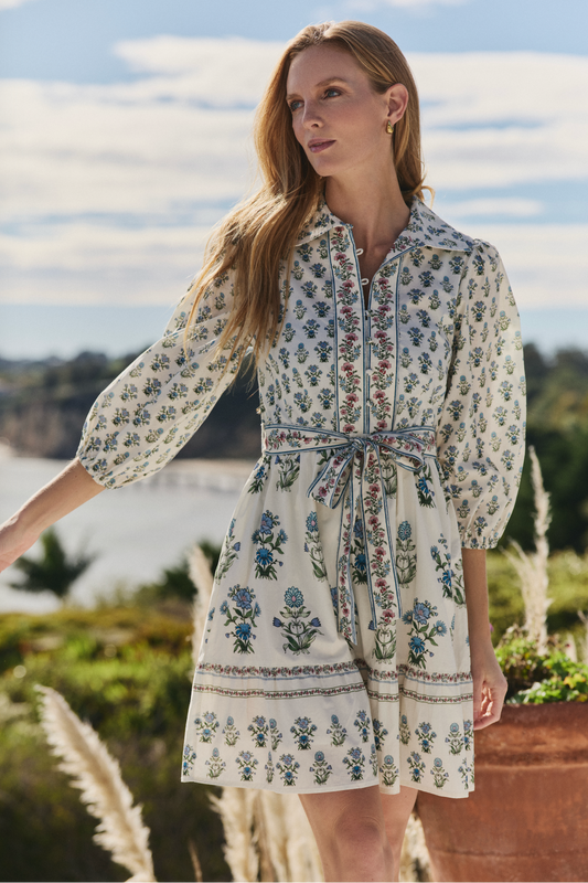 Halle Mini Dress in Party on the Prairie