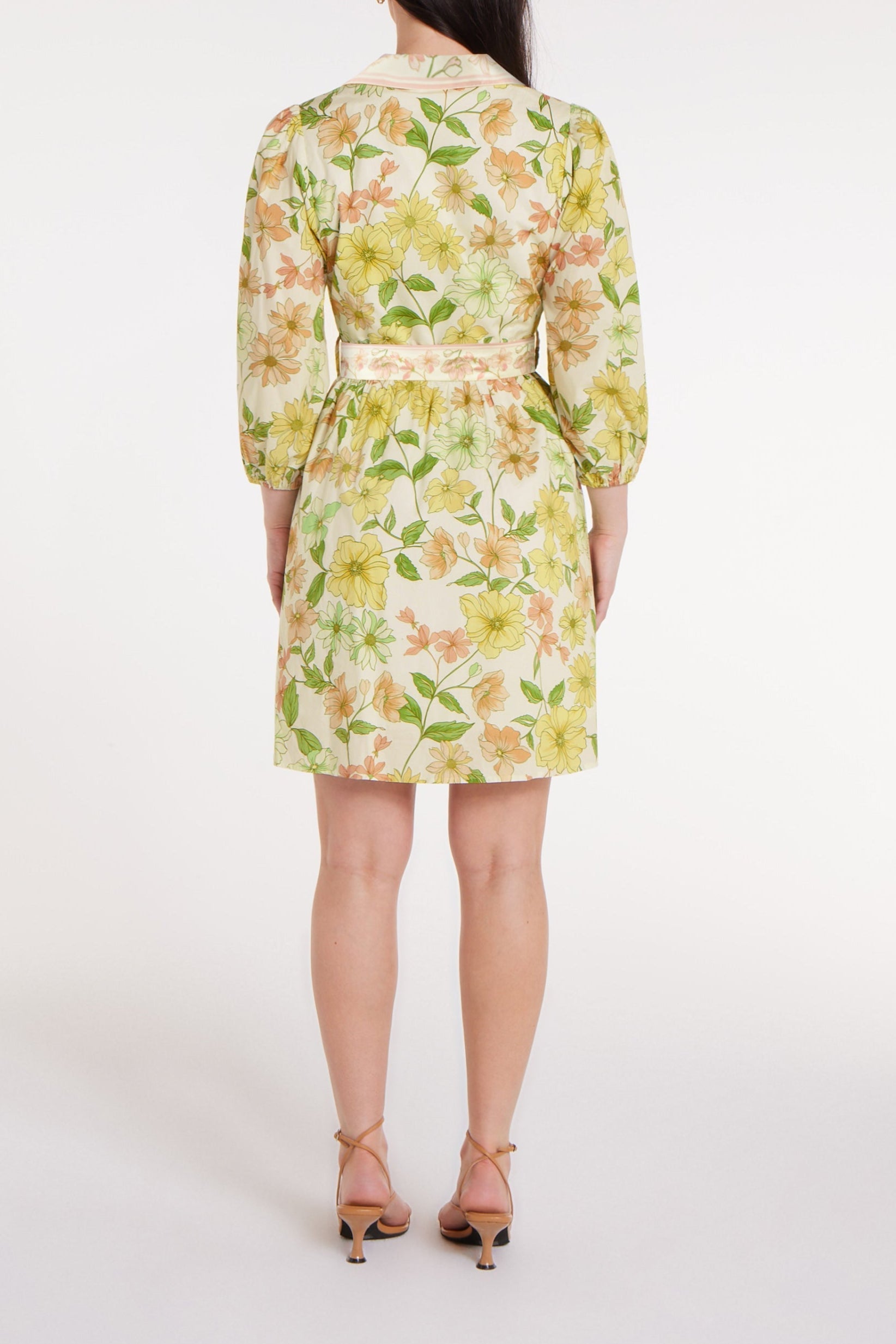 Best Seller Halle Dress in Sights of Springs by Hermoza 