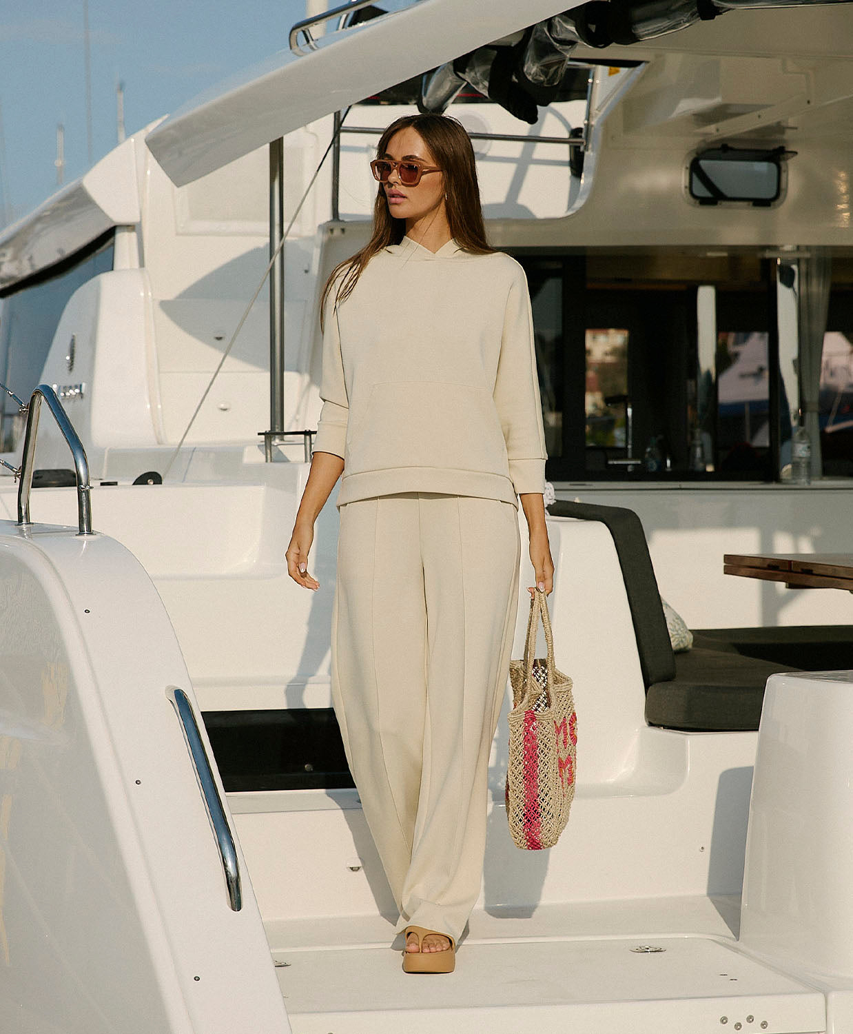 Taupe Jet Set Pant by PQ Swim