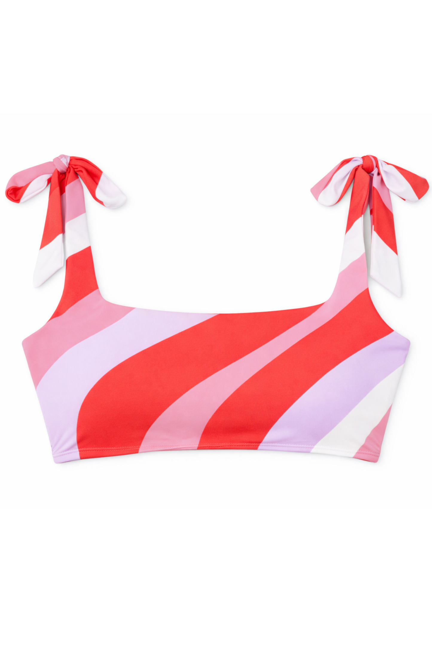 Lauren Square Neck Two-Piece Bikini Top in Pucci - FINAL SALE