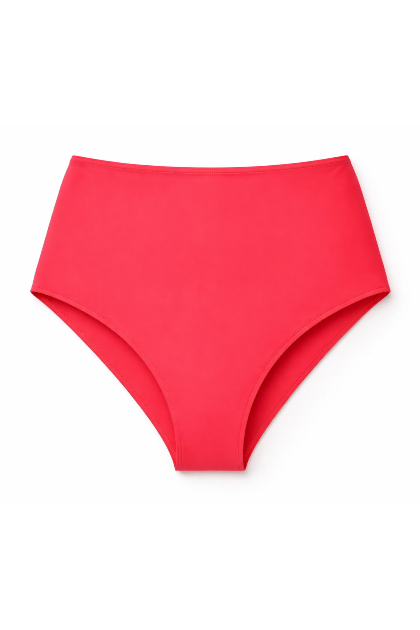 Vanessa Two-Piece High Waisted Reversible Swimsuit Bottom in Pink and Red - FINAL SALE