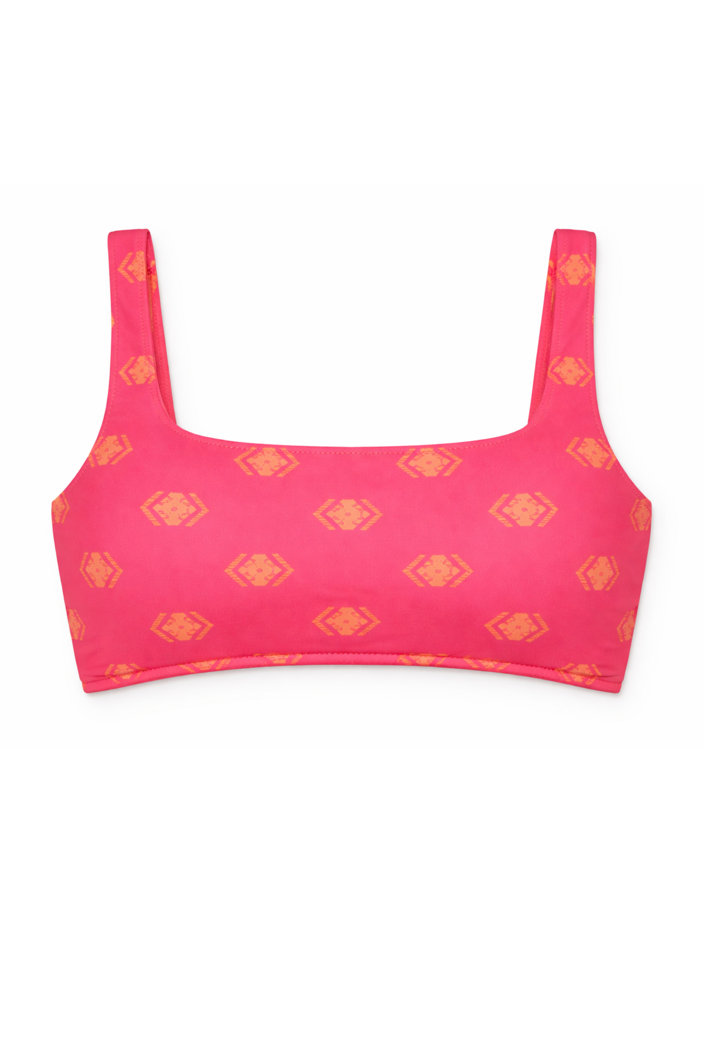 Maggie Square Neck Reversible Bikini Top in Tribal - FINAL SALE