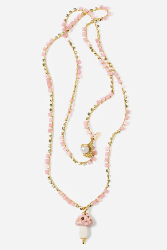 Funghai Rose Necklace by CASHFANA