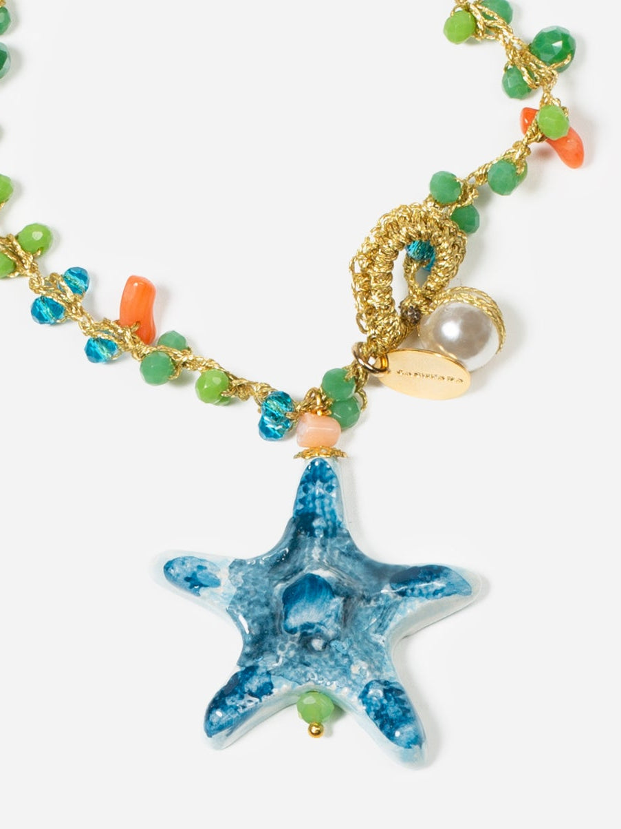 Doble Estrella De Mar Necklace by CASHFANA