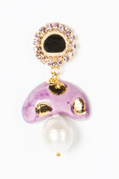 Champi Lila Earrings by CASHFANA