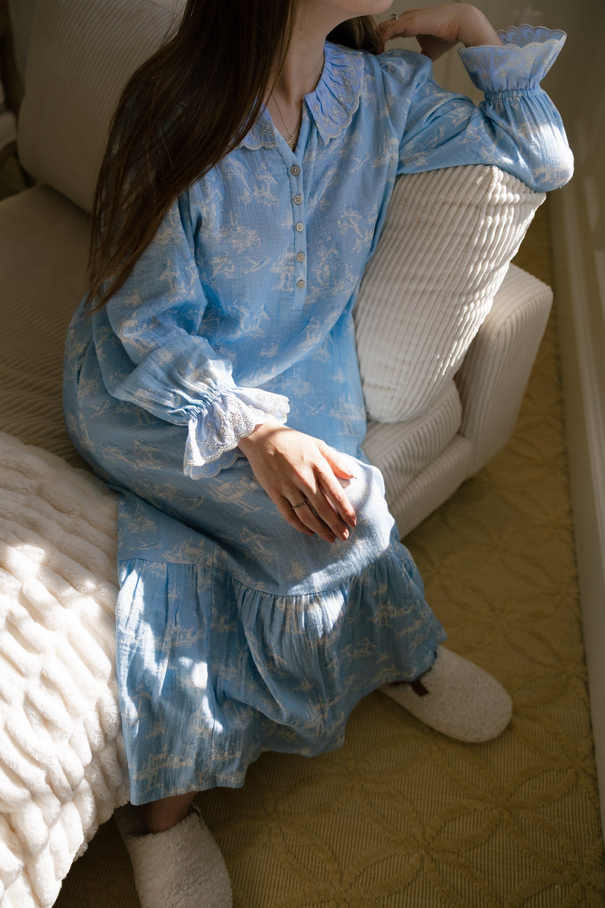 Celine Pajama Dress Enchanted Meadow