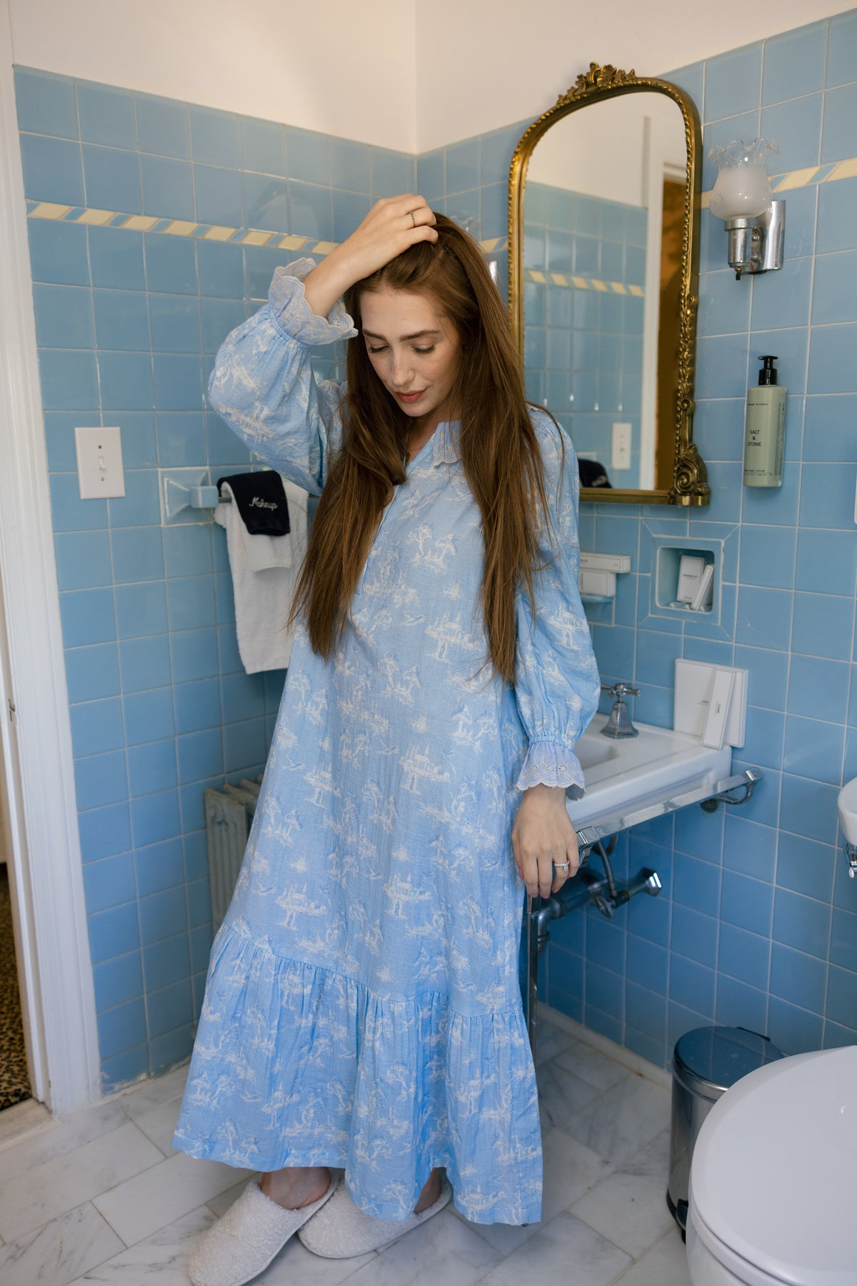 Celine Pajama Dress Enchanted Meadow