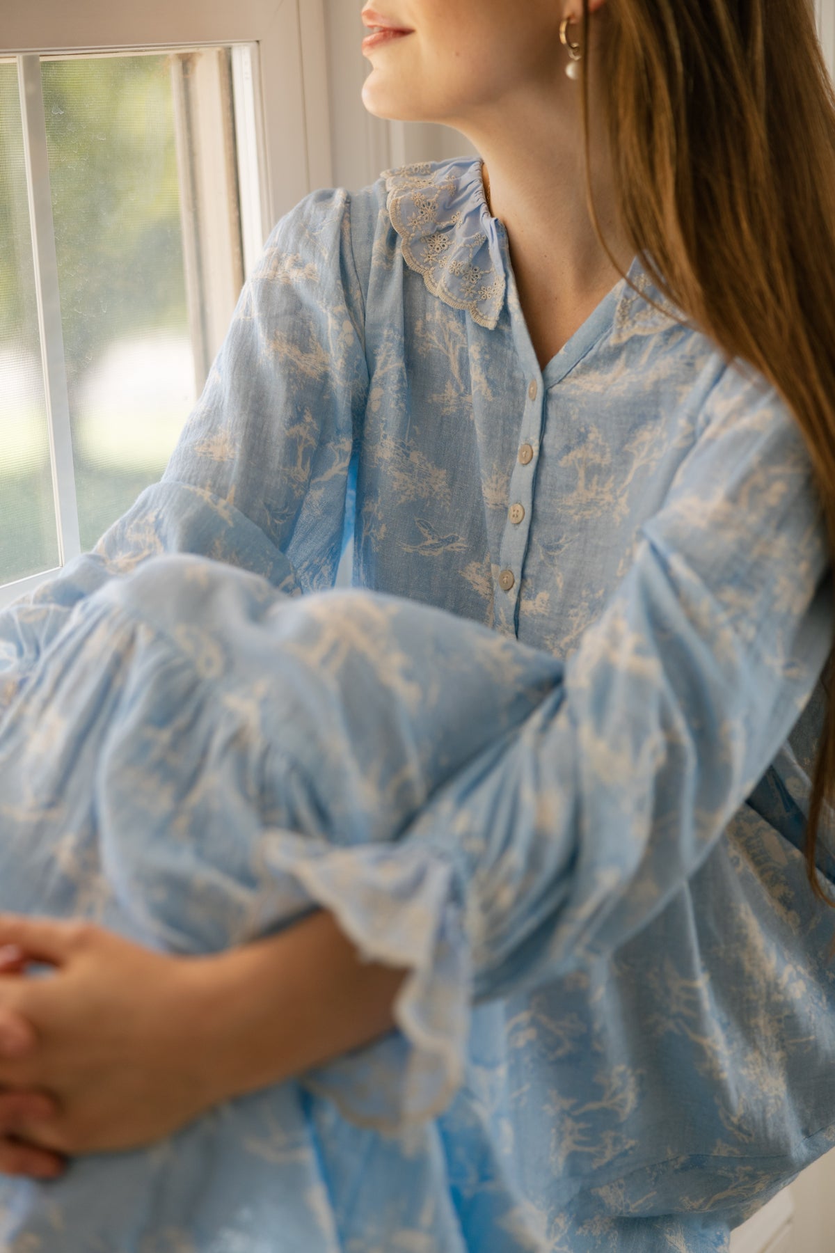 Celine Pajama Dress Enchanted Meadow