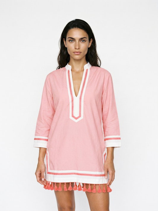 Connie Tunic in Spiced Coral- PREORDER