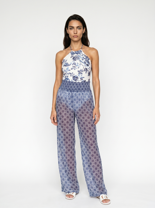 Deanna High-waisted Pants Cover-up in Profound Pairing