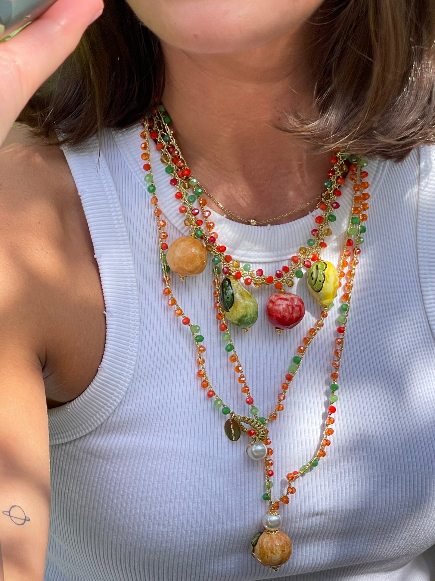 Tutti Frutti Necklace by CASHFANA