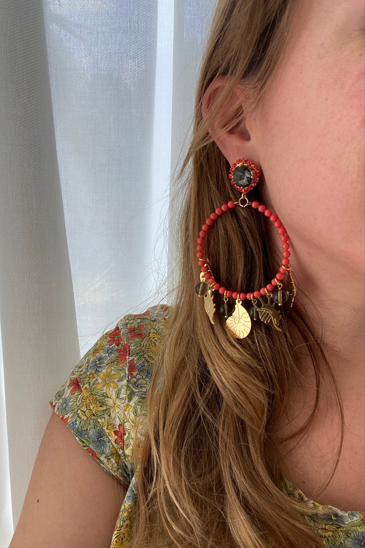 Coralo Earrings by CASHFANA