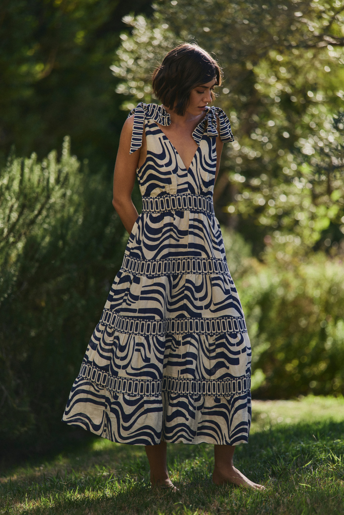 Jackie Maxi Dress in Revel In Retro