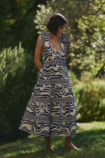 Jackie Maxi Dress in Revel in Retro Revel in Retro / Xs at Hermoza Jackie Maxi Dress in Revel in Retro Revel in Retro / Xs at Hermoza