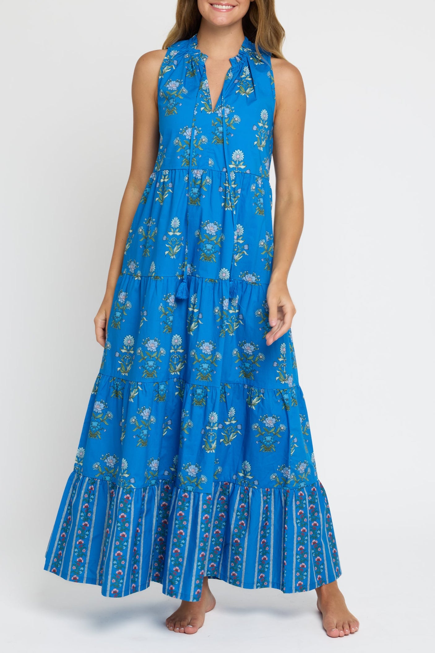Claudia Maxi Dress in Party On Prairie
