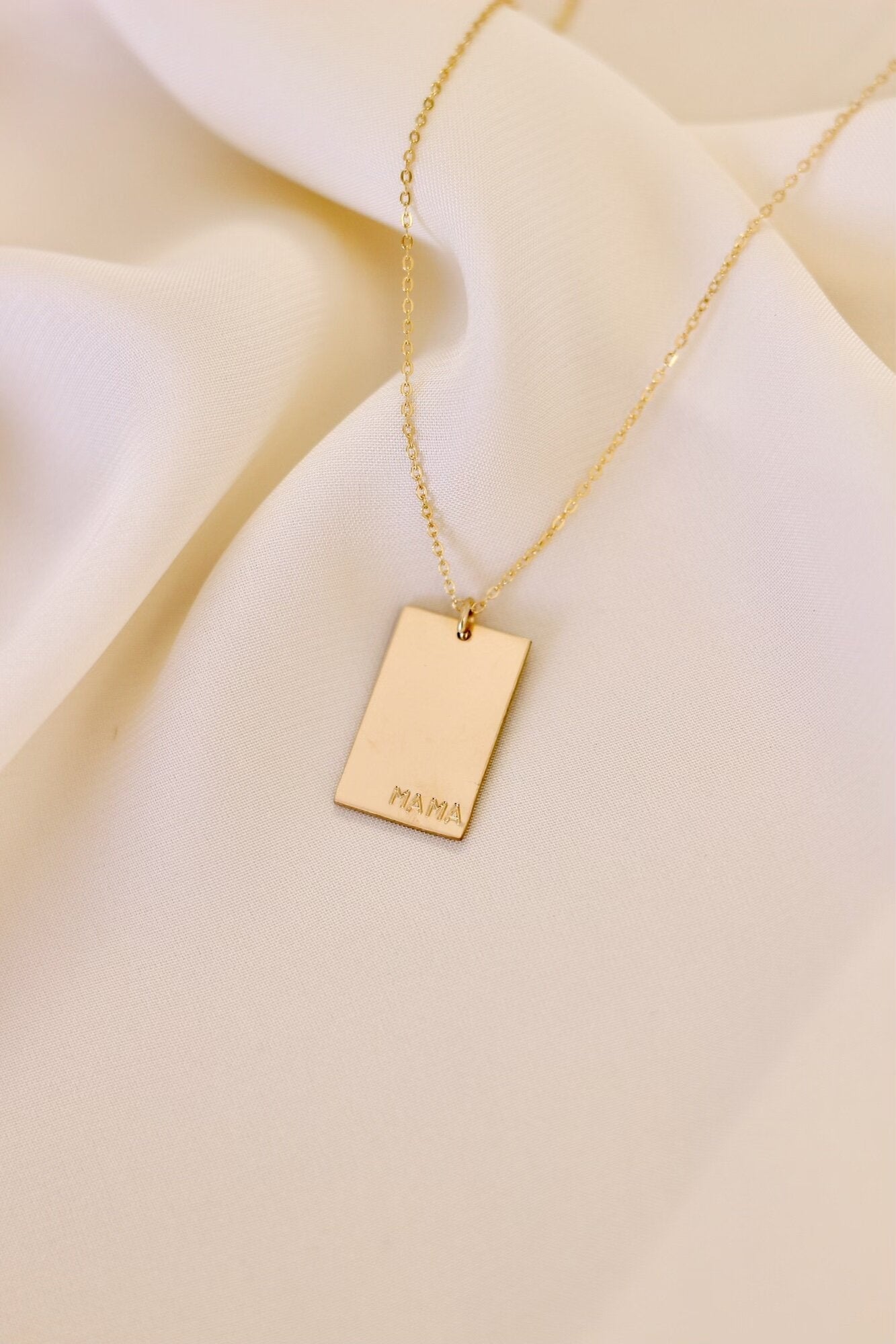 Goldie "MAMA" Necklace by Set & Stone