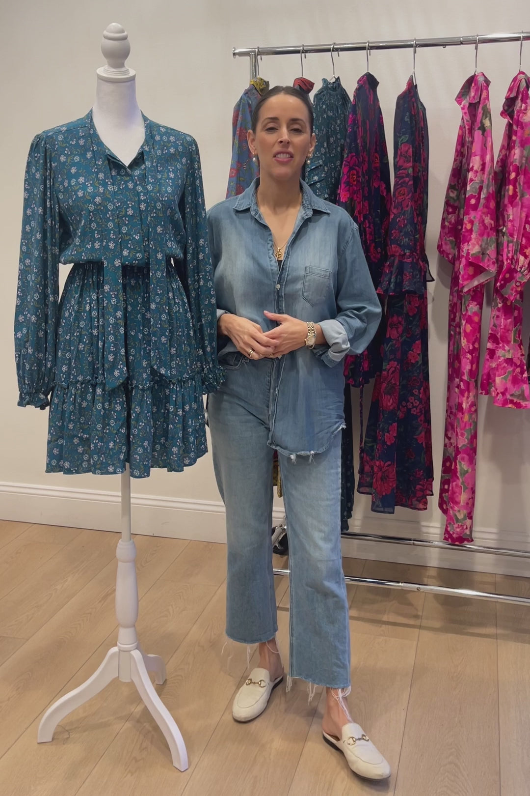 【新品未使用】maison celon high neck mini dress Orinthia Champagne High-Neck Mini Dress With Wrap Detail – Club L