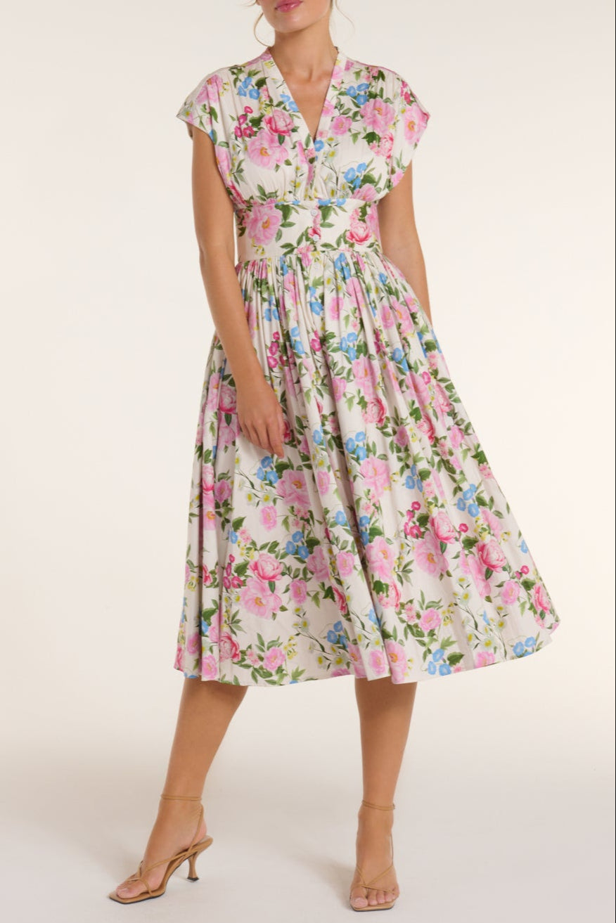 Tiffany Dress in Blooming in Breeze