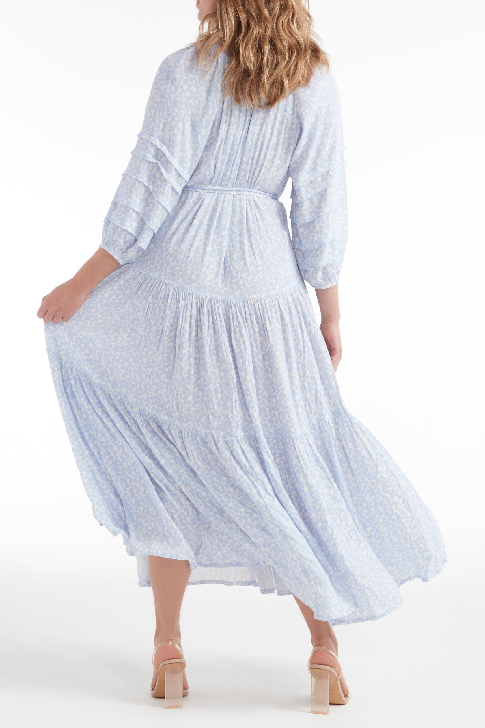 Zoey Sleeveless Printing Maxi Dress